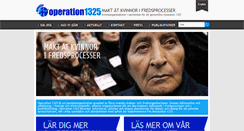 Desktop Screenshot of operation1325.se